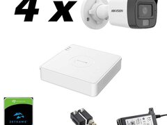 Sistem de supraveghere video profesional Hikvision cu montaj